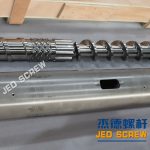 杰德 出口越南的單排氣造粒機(jī)螺桿機(jī)筒 技術(shù)精湛 塑化優(yōu)良-舟山市杰德機(jī)械有限公司，擠出機(jī)螺桿，注塑機(jī)螺桿，舟山螺桿，螺桿廠